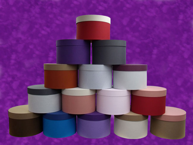 Fabrication de boîtes rondes, cylindriques, coffrets de luxe