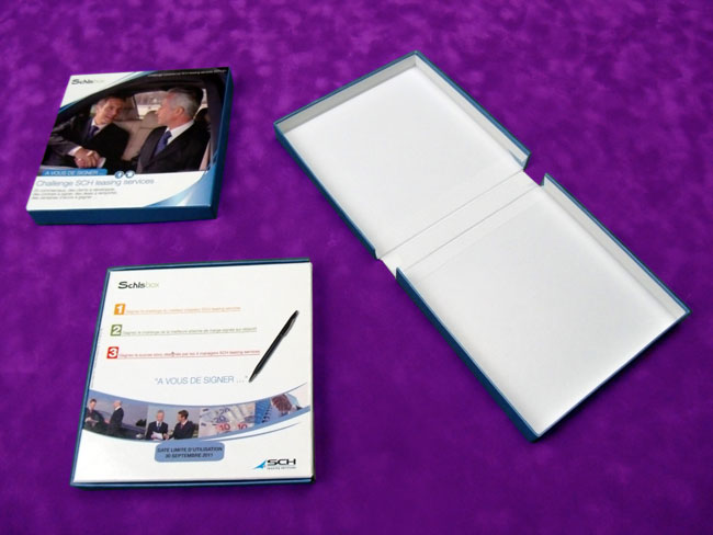 Fabrication de coffrets carton monocuvette sur-mesure