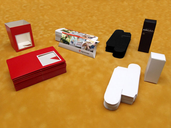 Fabrication sur-mesure de boîtes pliantes en carton