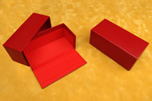 Packaging carton avec rabat tombant