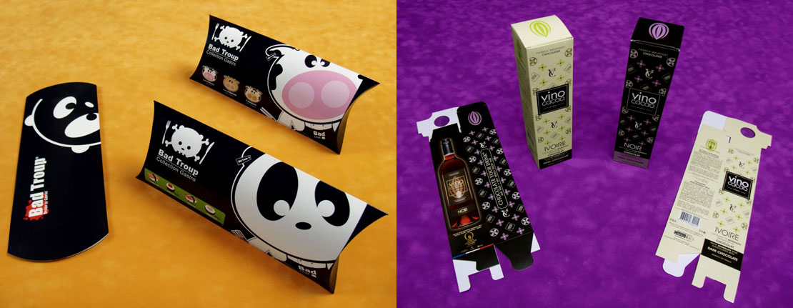 fabrication de boîtes pliantes carton et étuis pliants