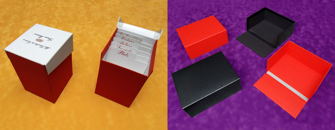 fabrication de coffrets carton luxe
