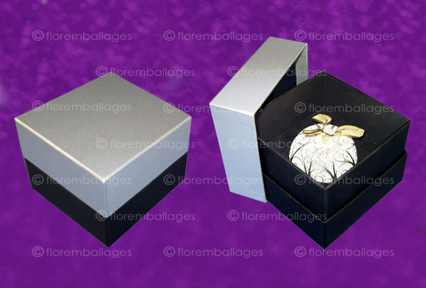 Coffrets carton pour bijouterie, joaillerie